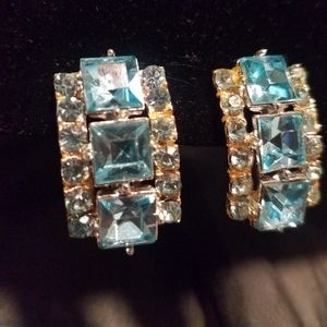 Vintage crystal earrings